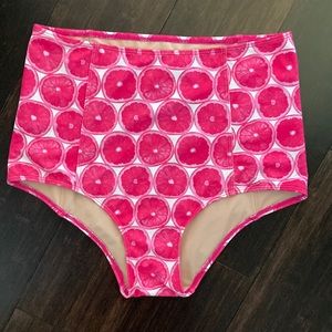 KORTNI JEANE size small high rise swim bottoms